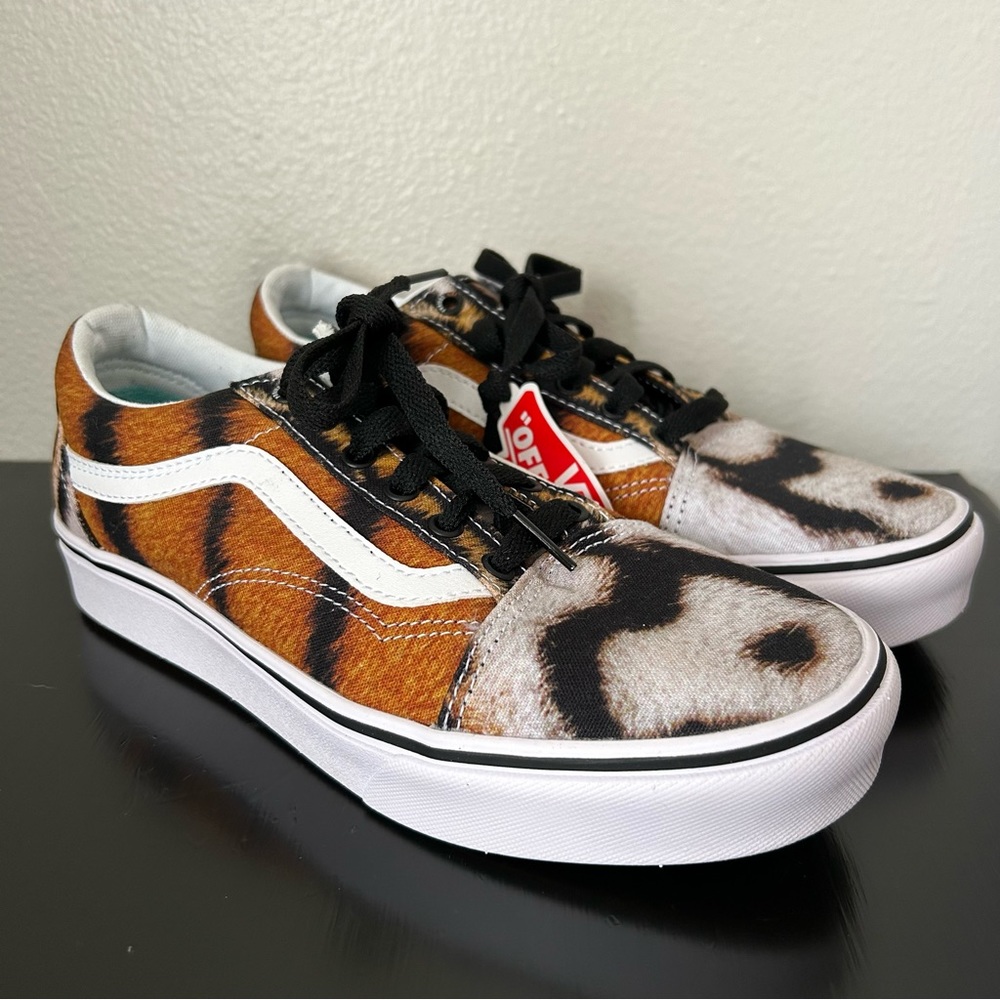 Vans Discovery Project Cat Tiger Sneakers Youth 6.5 W… Gem